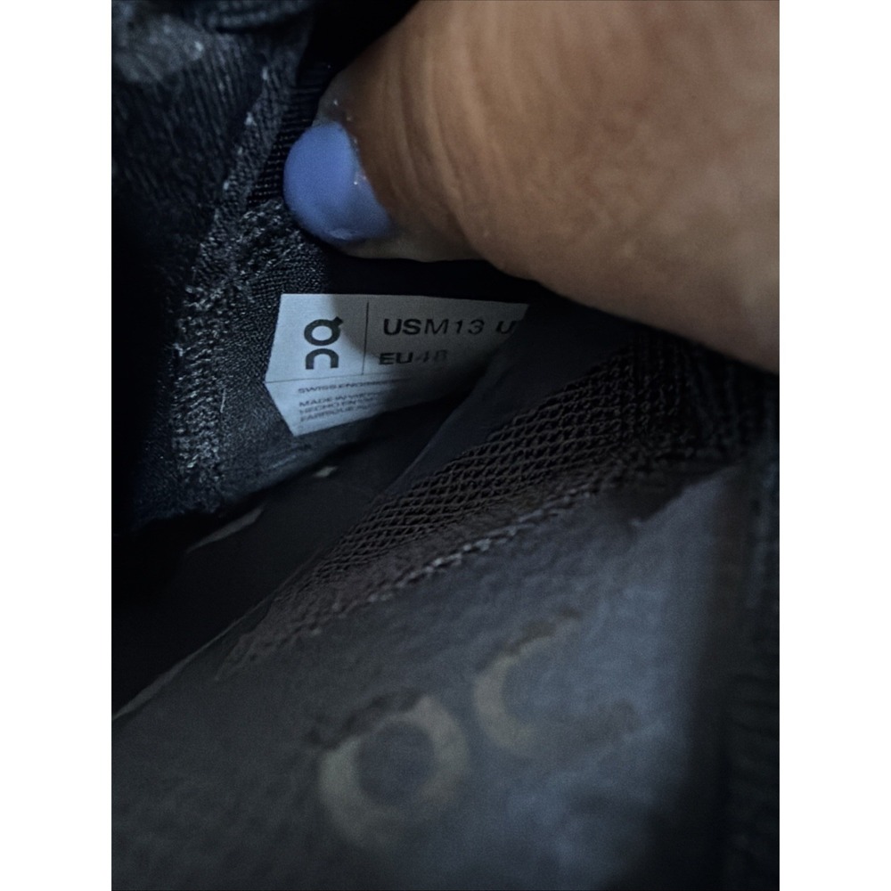 On Cloudpulse‎ Black Eclipse Speedboard Men's Sz 13 Training Hiking Active Shoes - Picture 11 of 14